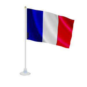 Mini drapeau ventouse
