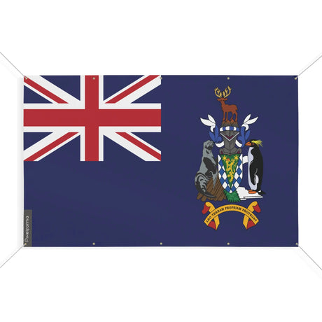Mini drapeau géorgie du sud-et-les îles sandwich polyester