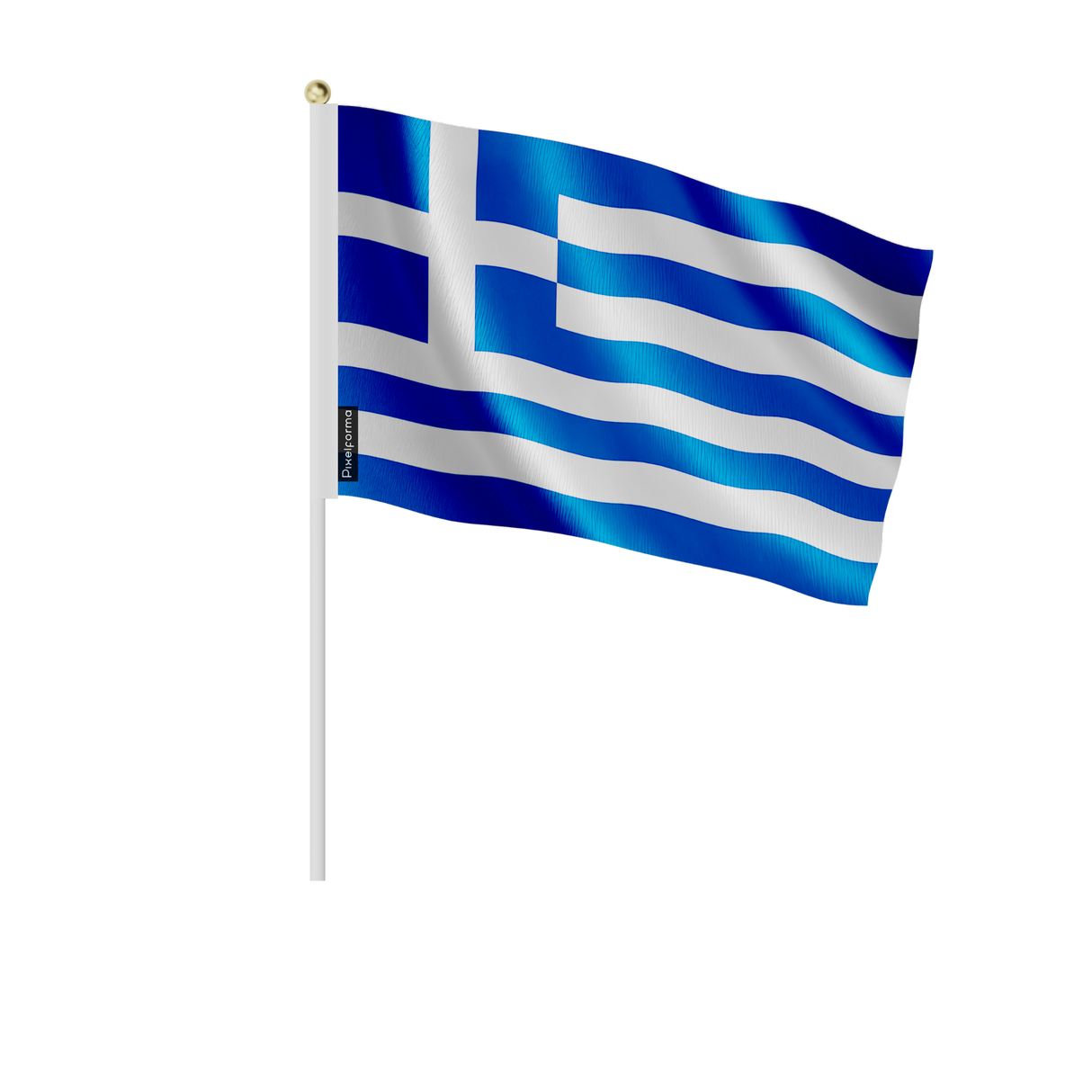 Mini drapeau grèce en plusieurs tailles - pixelforma