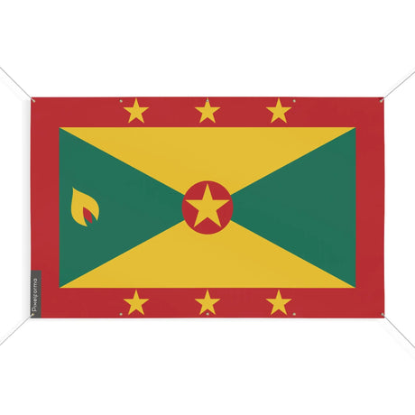 Mini drapeau grenade en polyester résistant pour extérieur