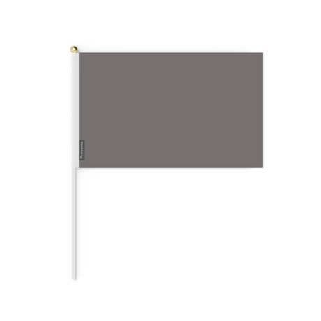 Mini drapeau gris foncé en plusieurs tailles - pixelforma