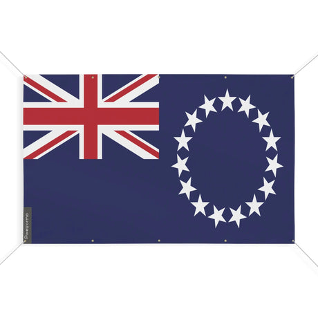 Mini drapeau îles cook en polyester résistant intempéries