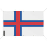 Mini drapeau îles féroé en polyester résistant intempéries