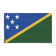 Mini drapeau îles salomon polyester œillets résistants