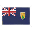 Mini drapeau îles turques-et-caïques polyester résistant