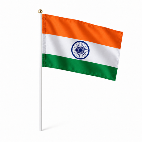 Mini drapeau Inde en polyester