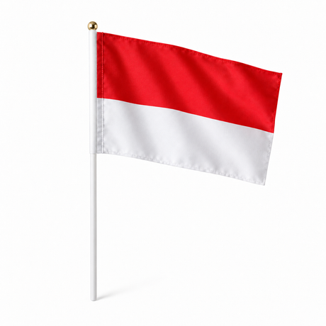 Mini drapeau Indonésie en polyester