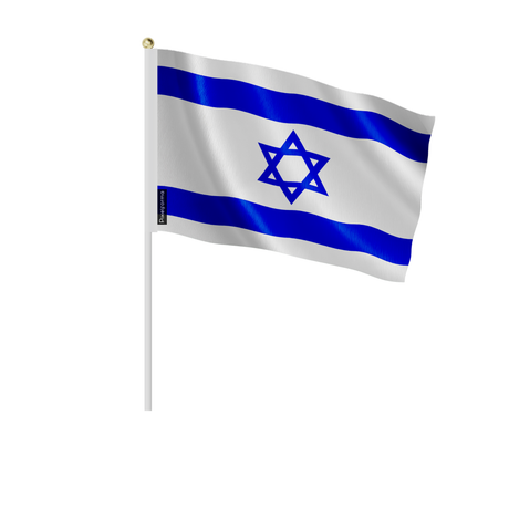 Mini drapeau israël en plusieurs tailles - pixelforma
