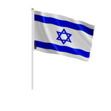 Mini drapeau israël en polyester à tenir à la main