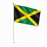 Mini drapeau Jamaïque en polyester – photo produit réaliste