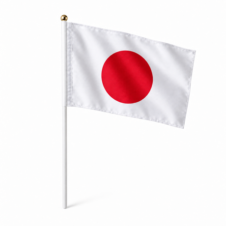 Mini drapeau Japon en polyester – photo produit réaliste