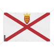 Mini drapeau jersey en polyester résistant avec œillets