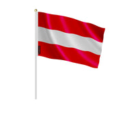 Mini drapeau l’autriche en polyester à tenir à la main