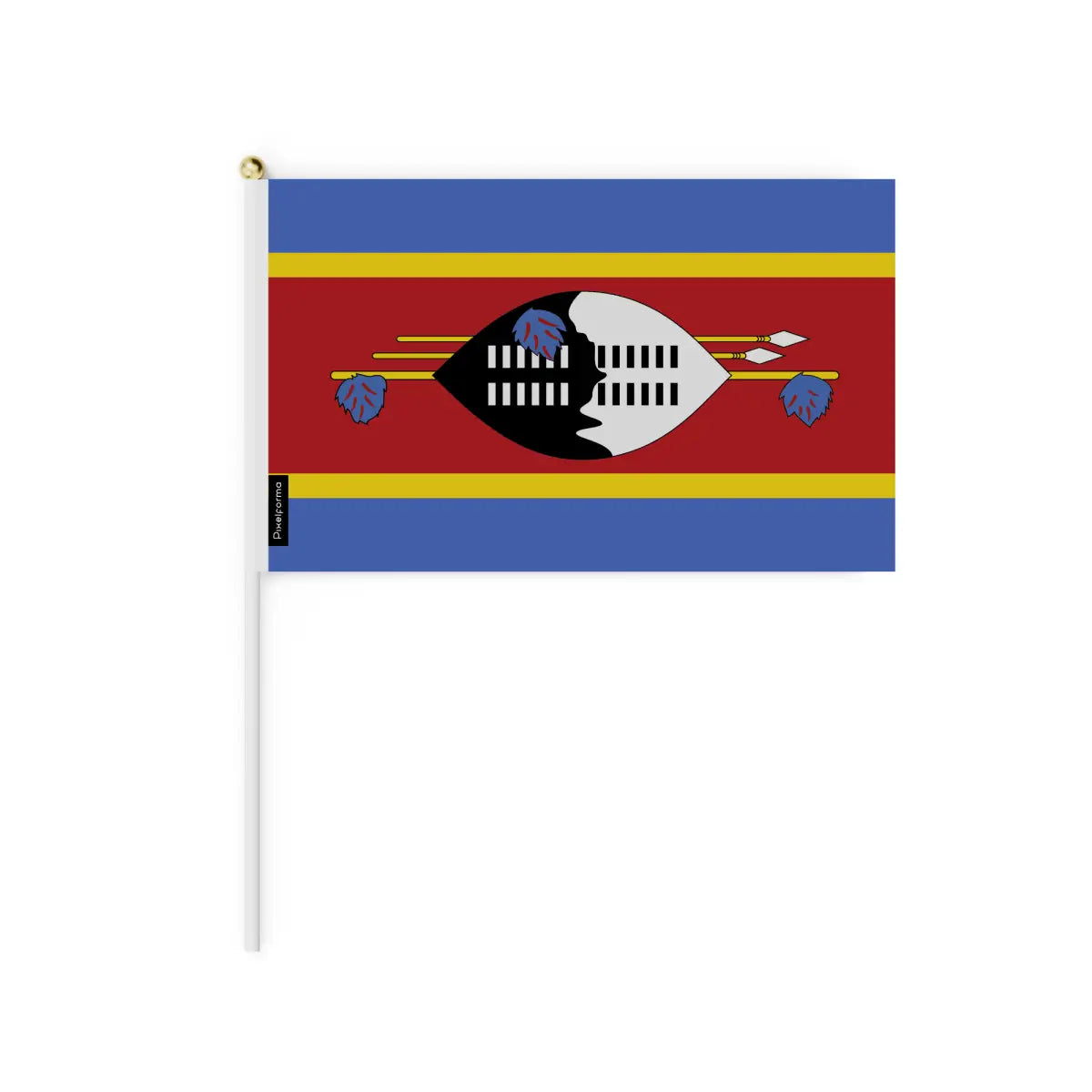 Mini Drapeau l'Eswatini en Plusieurs Tailles - Pixelforma 