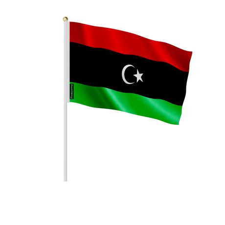 Mini drapeau libye en plusieurs tailles - pixelforma