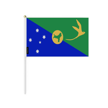 Mini drapeau l’île christmas en plusieurs tailles - pixelforma