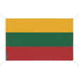 Mini drapeau lituanie en polyester avec œillets résistants