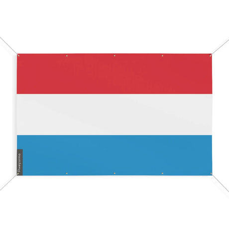 Mini drapeau luxembourg en polyester avec œillets résistants