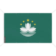 Mini drapeau macao en polyester avec œillets résistants