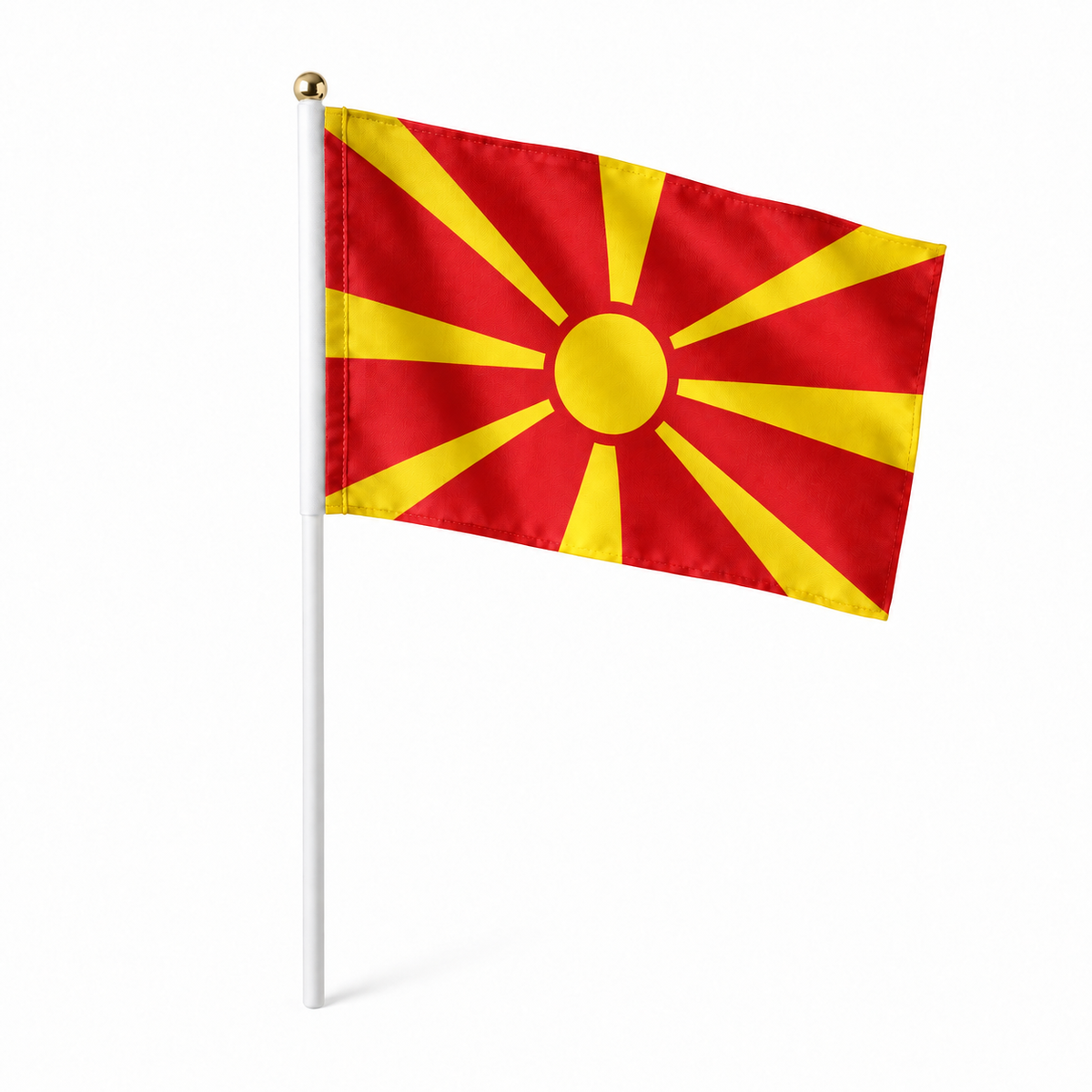 Mini drapeau Macédoine du Nord en polyester