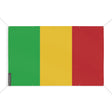 Mini drapeau mali en polyester résistant avec œillets