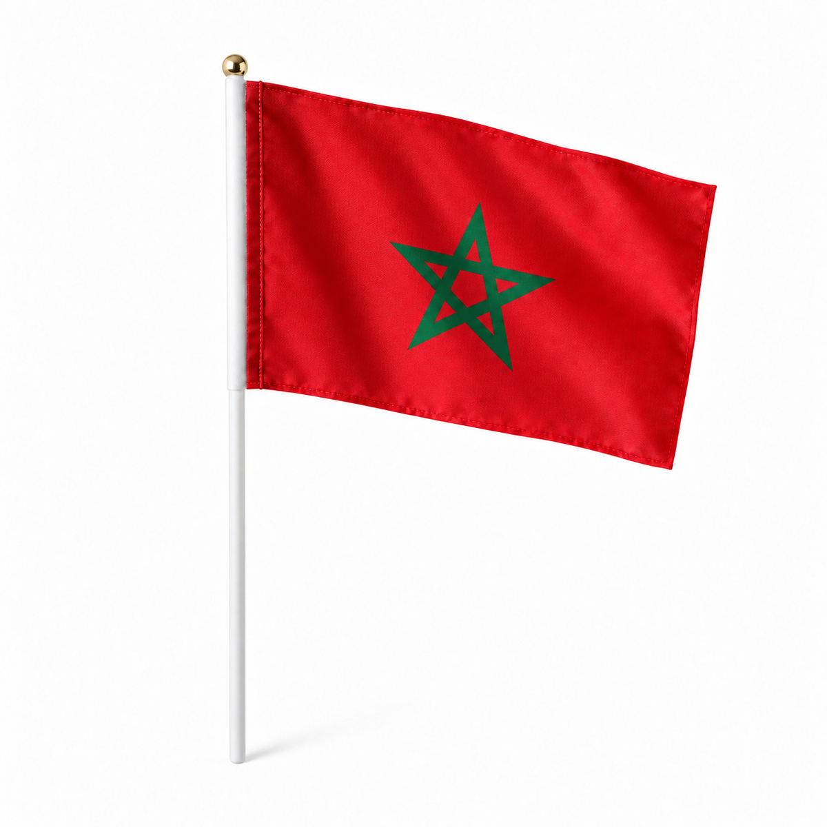 Mini drapeau Maroc réaliste en polyester