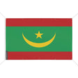 Mini drapeau mauritanie polyester résistant avec œillets