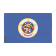 Mini drapeau minnesota polyester résistant aux intempéries