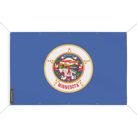 Mini drapeau minnesota polyester résistant aux intempéries