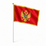 Mini drapeau Monténégro en polyester