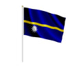 Mini drapeau nauru en polyester pour décoration festive