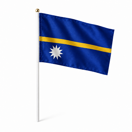 Mini drapeau Nauru en polyester
