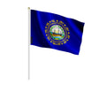 Mini drapeau new hampshire en polyester à main décoratif