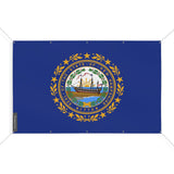 Mini drapeau new hampshire polyester résistant aux intempéries