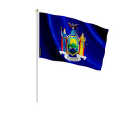 Mini drapeau new york en polyester à tenir à la main