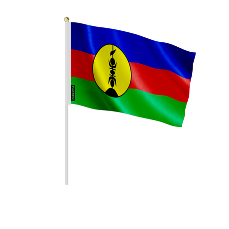 Mini drapeau nouvelle-calédonie en plusieurs tailles - pixelforma