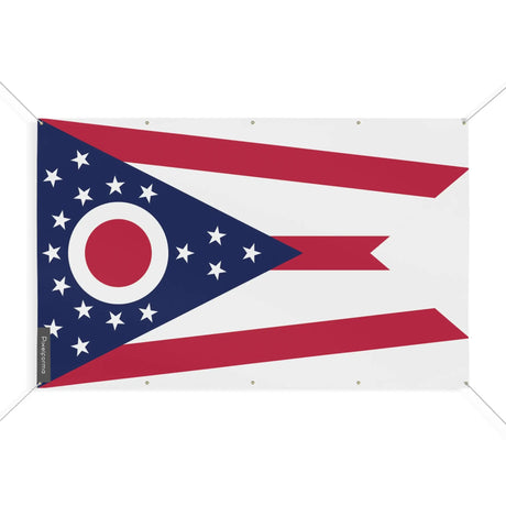 Mini drapeau ohio polyester résistant aux intempéries
