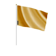 Mini drapeau orange france polyester à tenir à la main