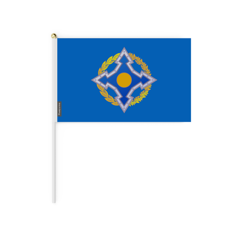 Mini drapeau organisation du traité de sécurité collective en plusieurs tailles - pixelforma