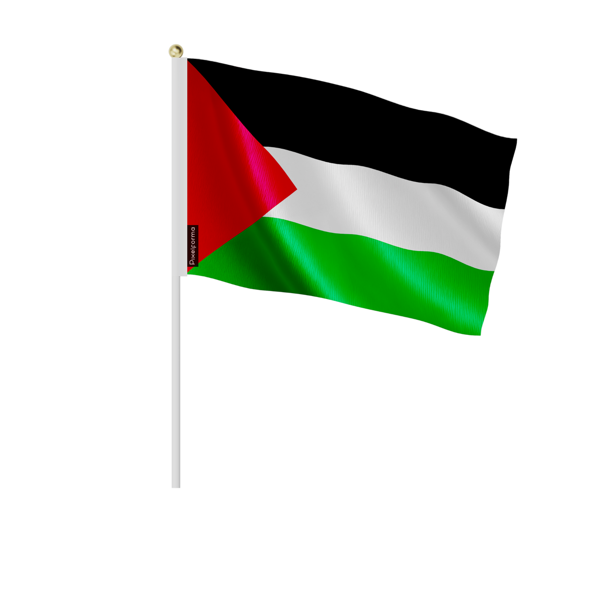 Mini drapeau palestine en plusieurs tailles - pixelforma