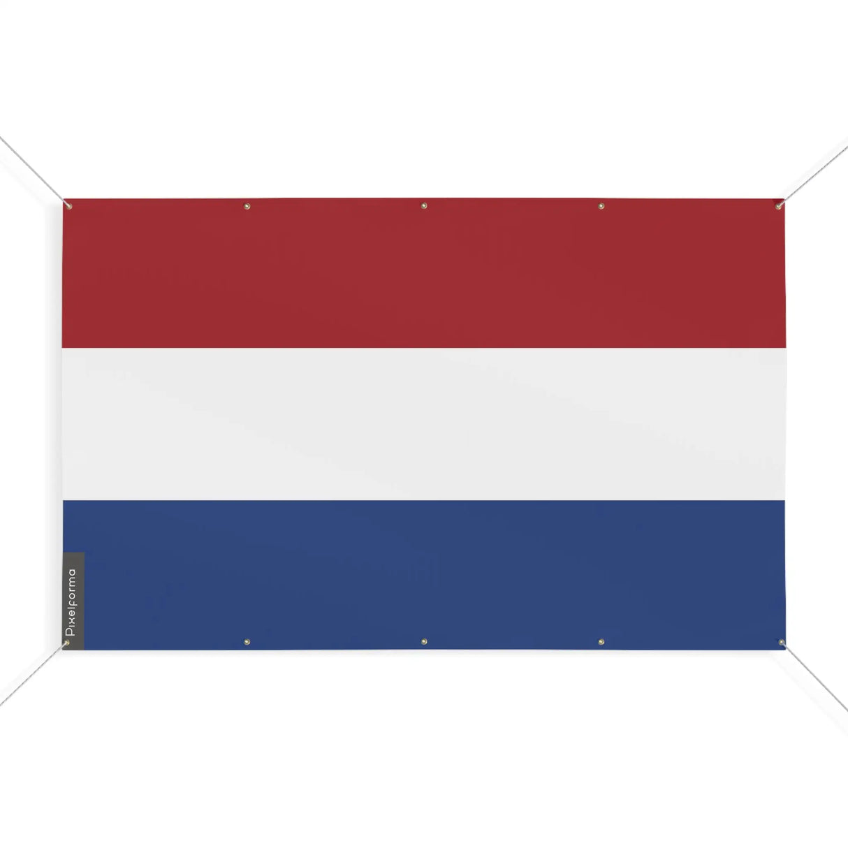 Mini drapeau pays-bas polyester résistant à œillets