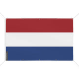 Mini drapeau pays-bas polyester résistant à œillets
