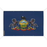Mini drapeau pennsylvanie polyester résistant aux intempéries