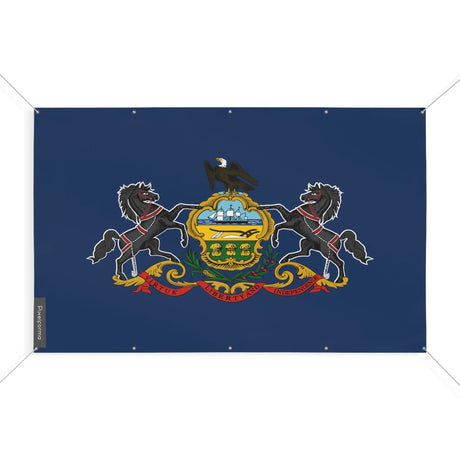 Mini drapeau pennsylvanie polyester résistant aux intempéries