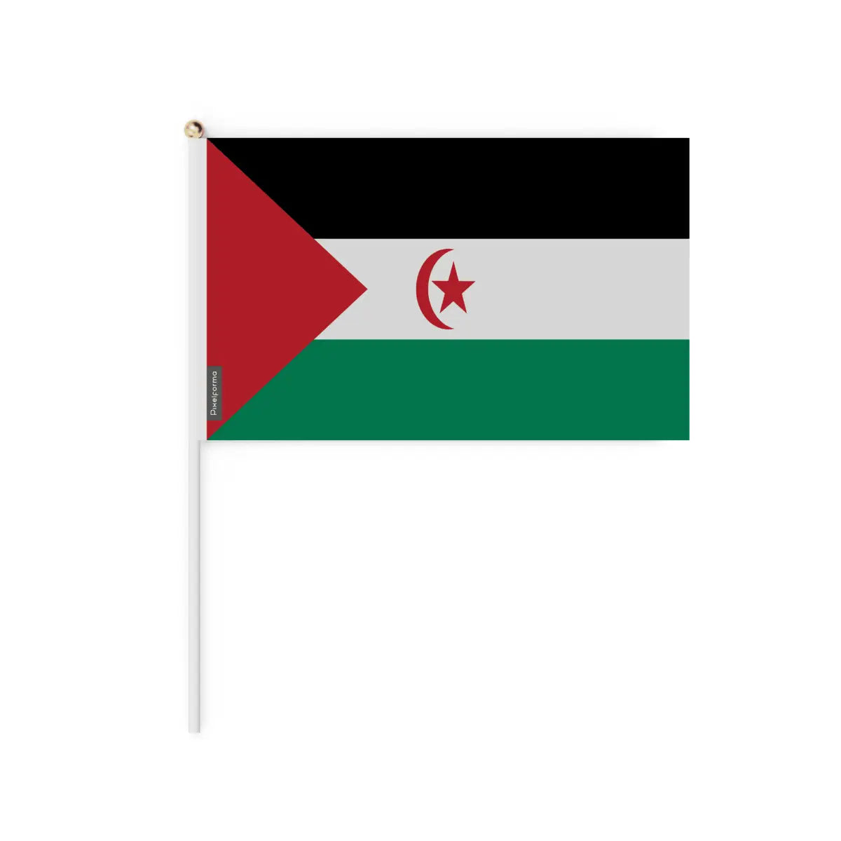 Mini Drapeau République arabe sahraouie en Plusieurs Tailles - Pixelforma 