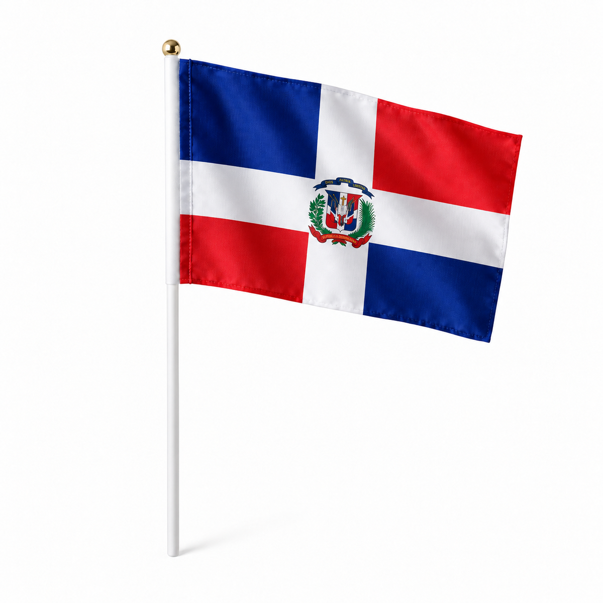 Mini drapeau République dominicaine en polyester