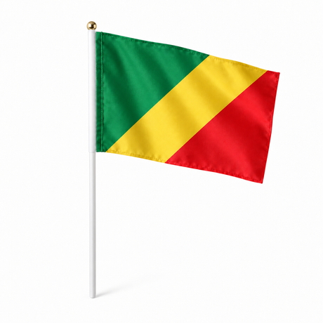 Mini drapeau République du Congo en polyester