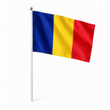 Mini drapeau Roumanie en polyester