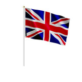 Mini drapeau royaume-uni en polyester à main pour fêtes