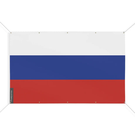 Mini drapeau russie en polyester durable avec œillets
